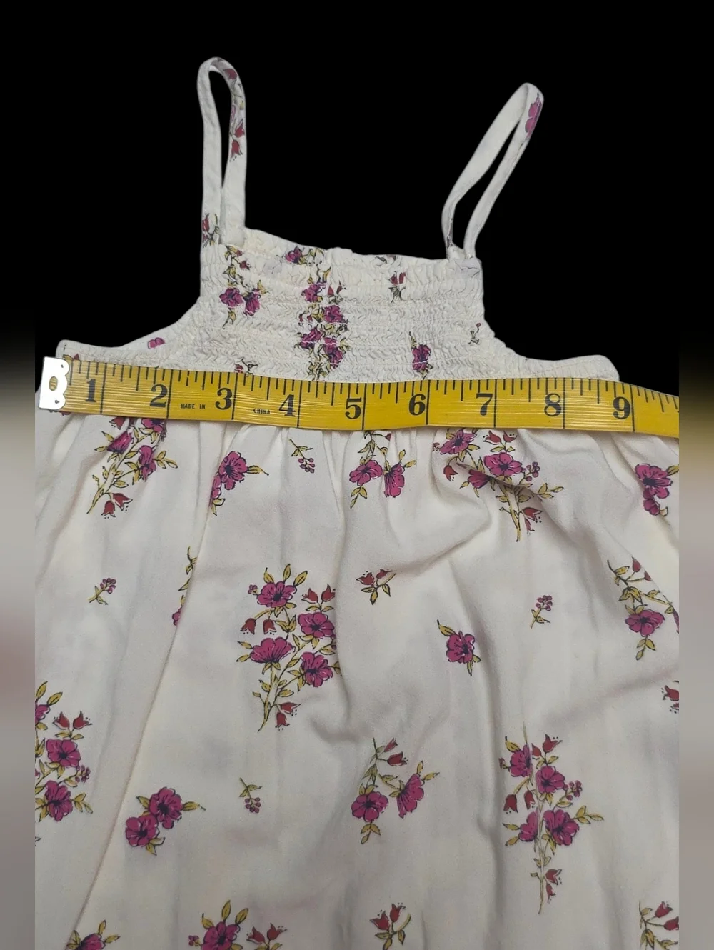 Old Navy Pink Floral Print Dress Girl Size 4T